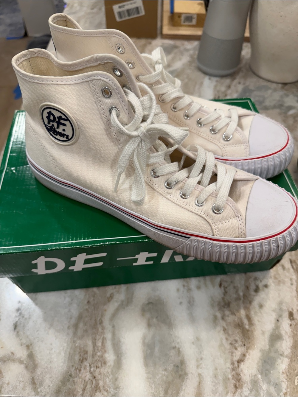 P.F. Flyers Men's High-Top Canvas Sneakers